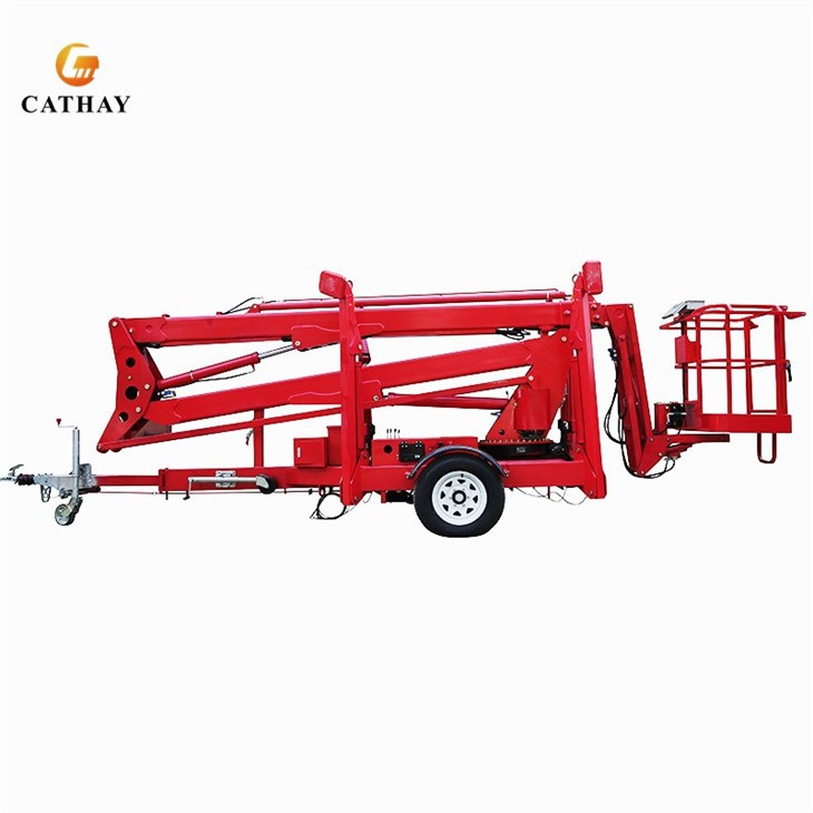 Aerial Working Platform Of Towable Boom Lift Platform