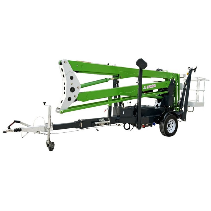 10~22m Trailer Boom Lift Machine