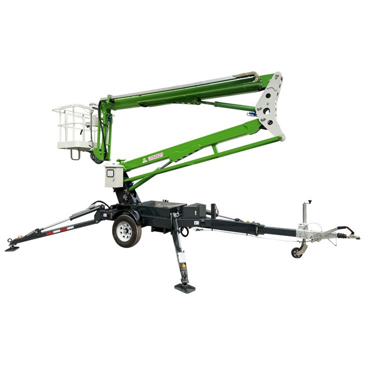 10~22m Trailer Boom Lift Machine
