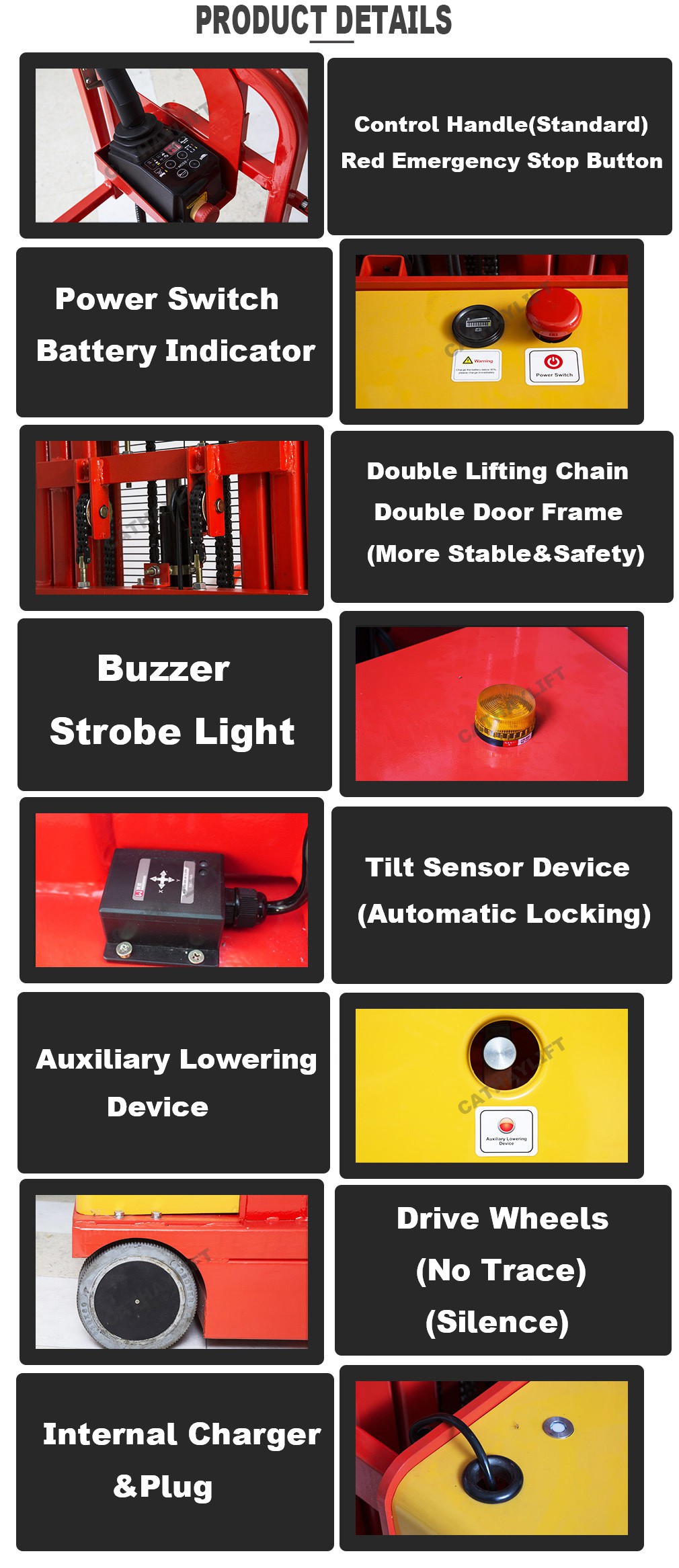 electric order picker-details