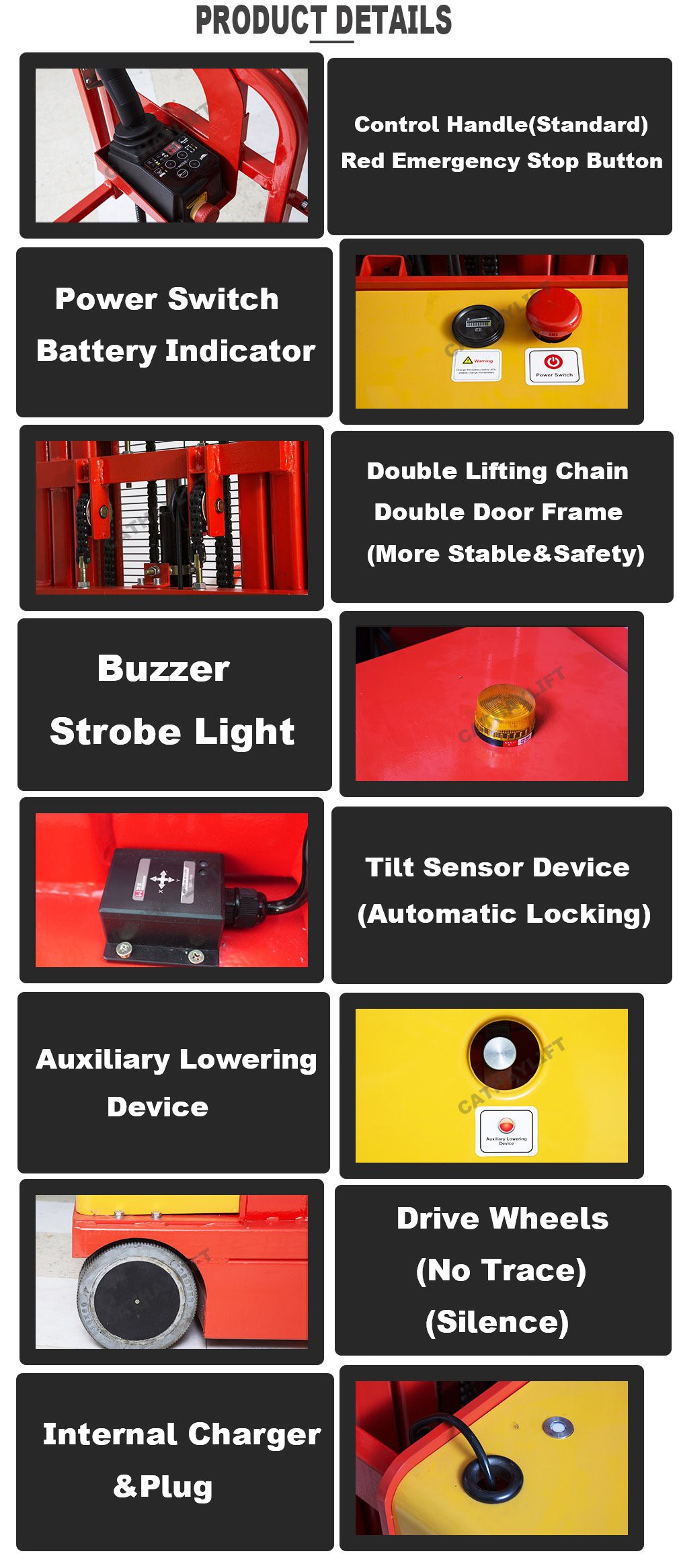 electric order picker-details