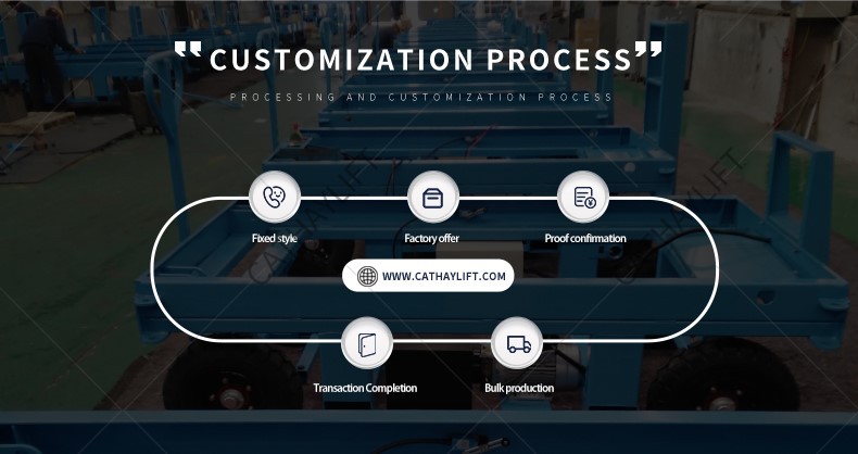 product-1-1 Cathaylift economical towed mobile scissor lift-Shandong Cathay Machinery Co Ltd 17