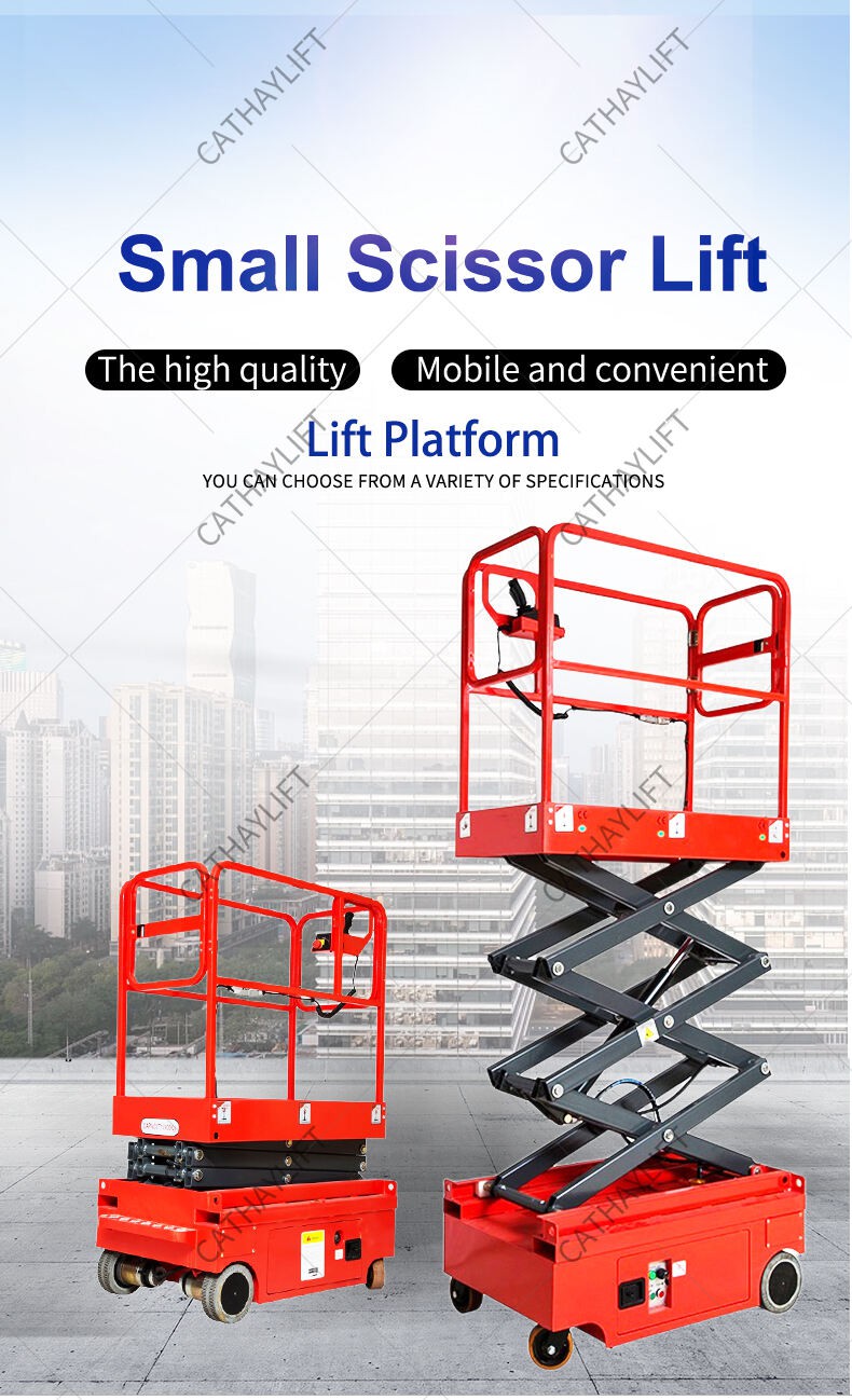 39m Mini self propelled scissor lift-Shandong Cathay Machinery Co Ltd 1