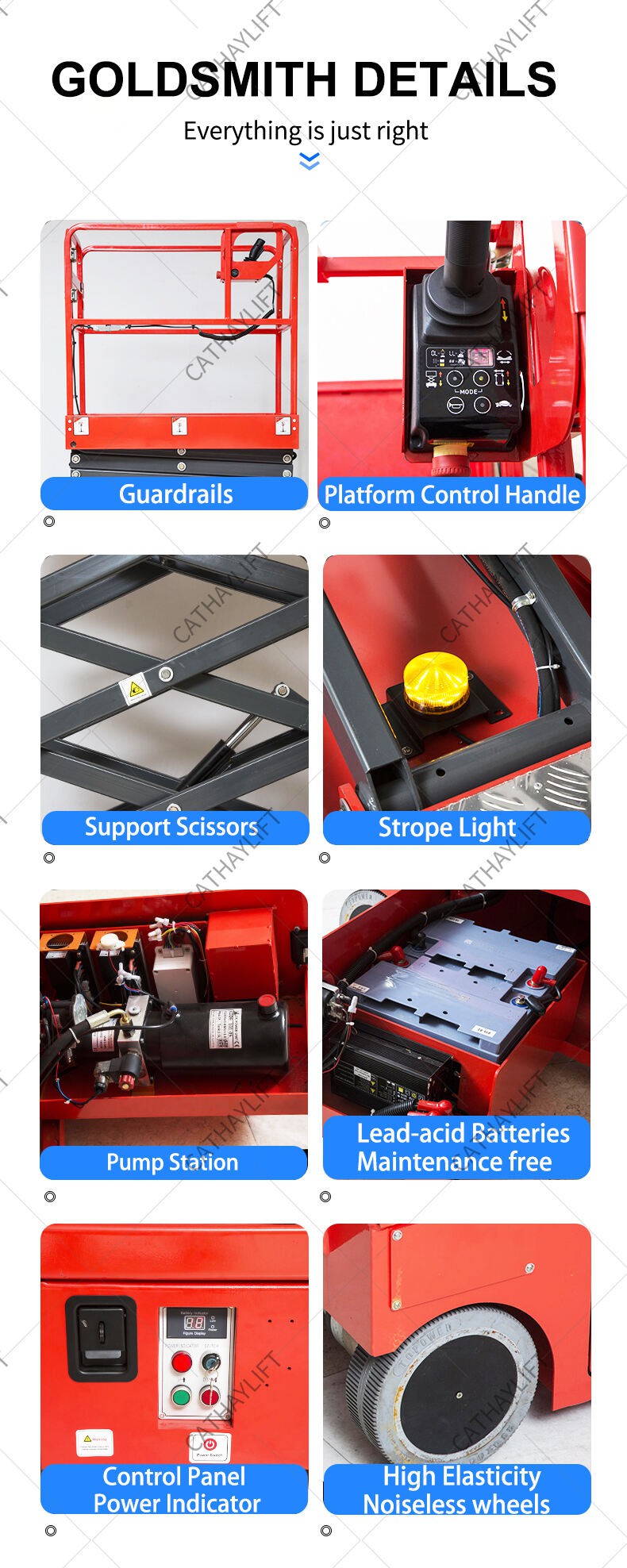39m Mini self propelled scissor lift-Shandong Cathay Machinery Co Ltd 3