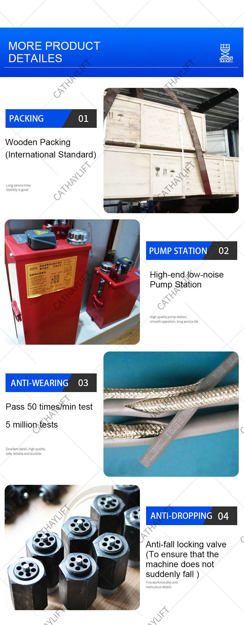 Cathay lift Hydraulic wheelchair home lift-Shandong Cathay Machinery Co Ltd 2