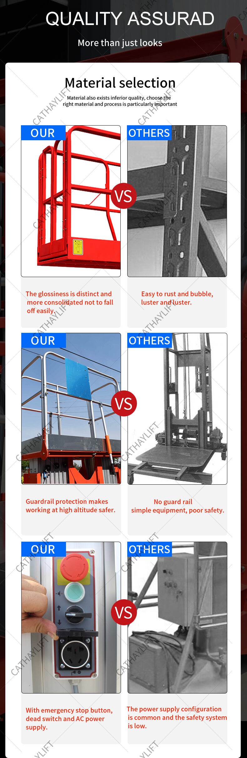 cathaylift dual mast vertical aerial work platform-Shandong Cathay Machinery Co Ltd 4