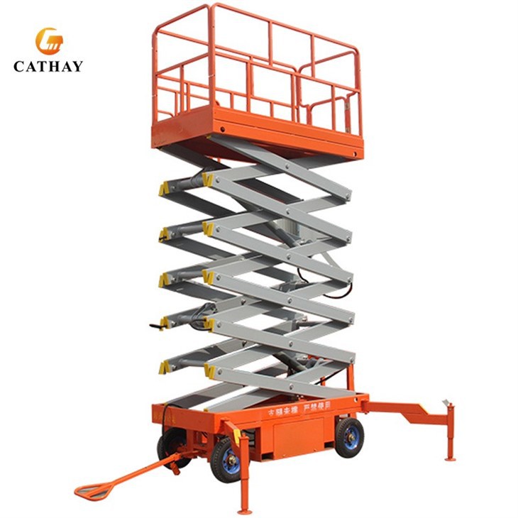 Elevate Efficiency Aerial Vertical Work Platform Mobile Scissor Lift