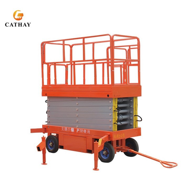 Elevate Efficiency Aerial Vertical Work Platform Mobile Scissor Lift