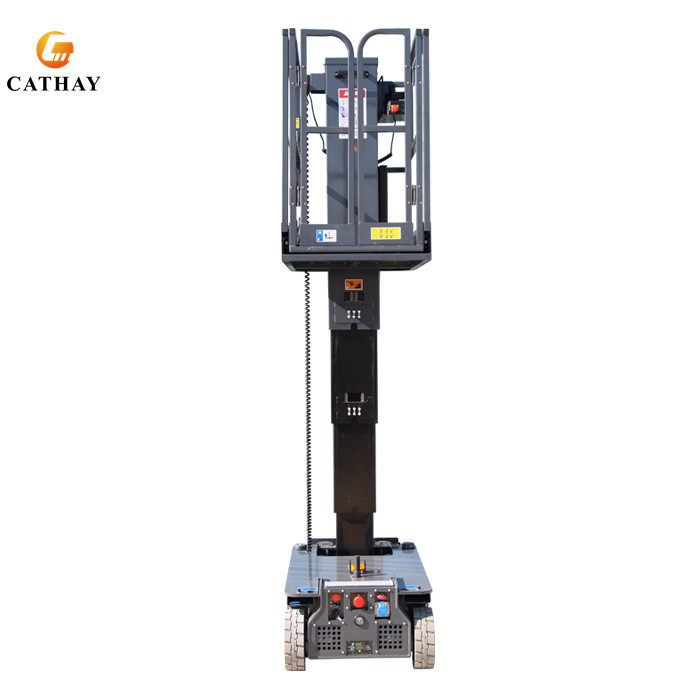Aerial Work Platform Hydraulic Electric Vertical Mast Lift