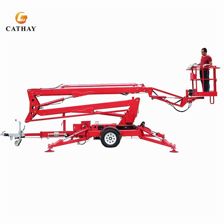 Aerial Towable Electric Mobile Boom Lift
