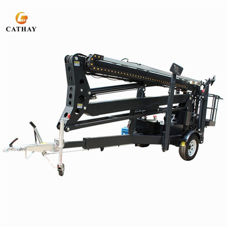 Aerial Work Trailer Boom Man Lift Platform