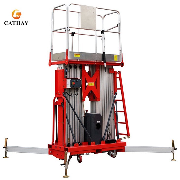Aluminum Lifting Dual Mast Lift