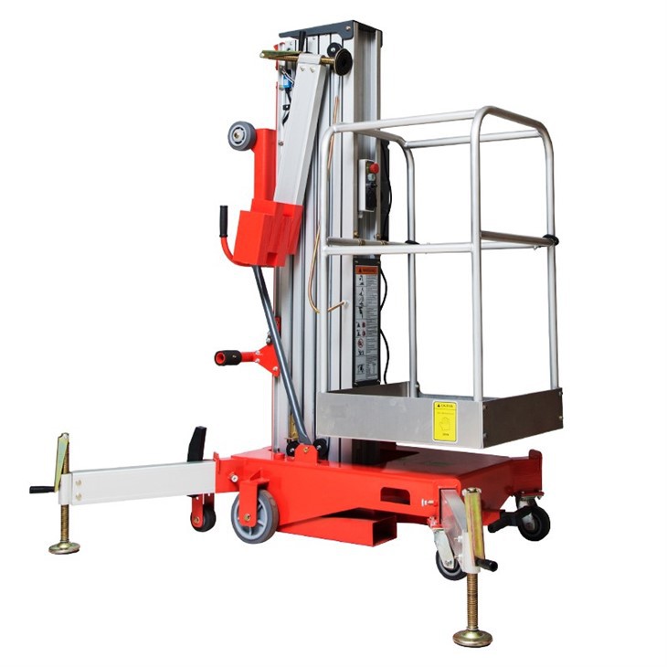 Aluminum Single Mast Lift