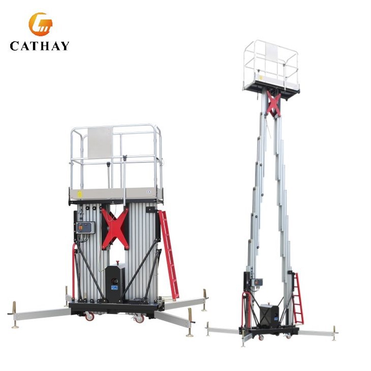 Dual Mast Aluminum Platform