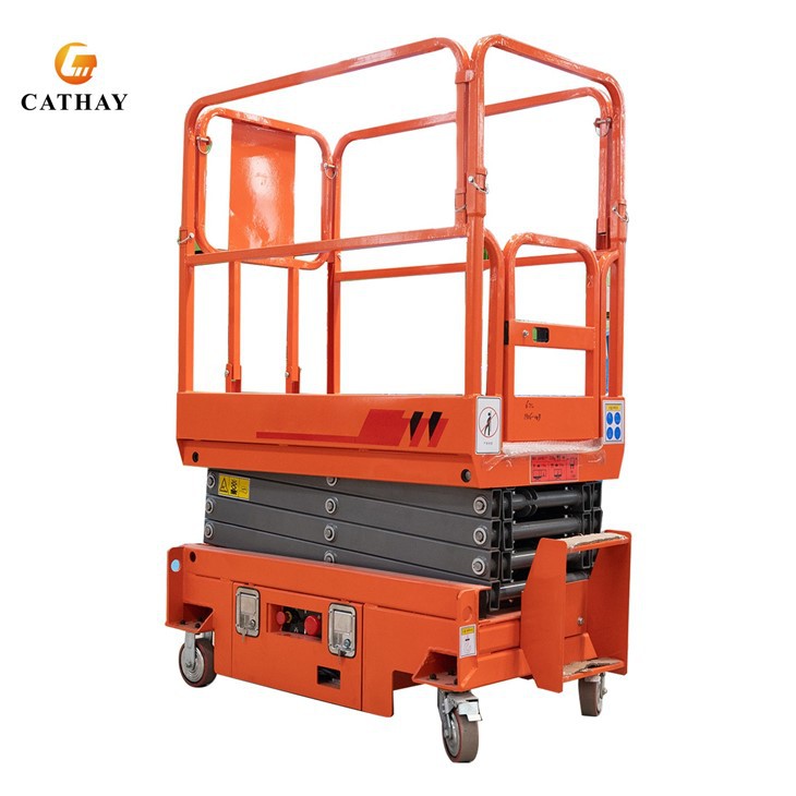 Economic Semi Mobile Mini Scissor Lift