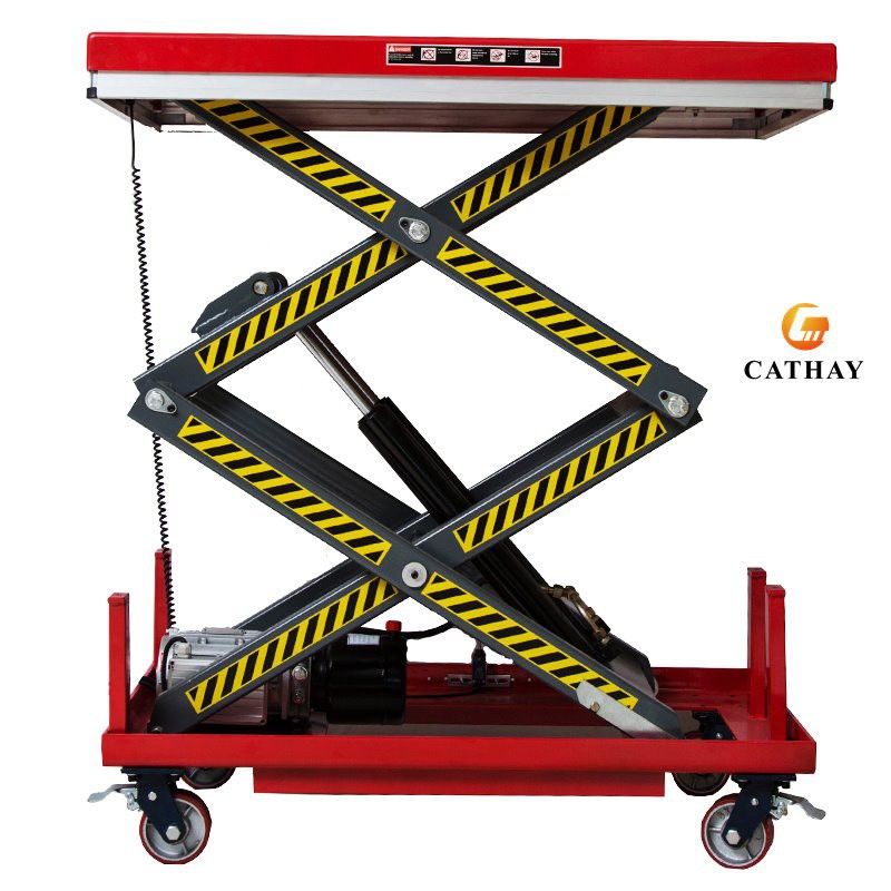 Electric Double Scissor Lift Table