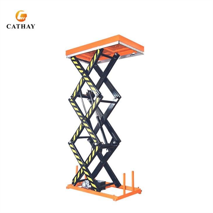 hydraulic double scissor lift table