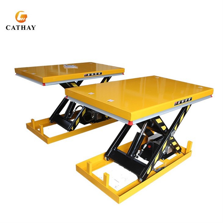 Electric Motor Scissor Lift Table