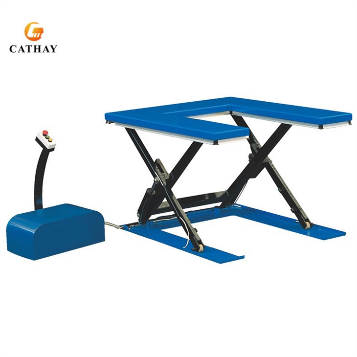 low profile hydraulic lift table