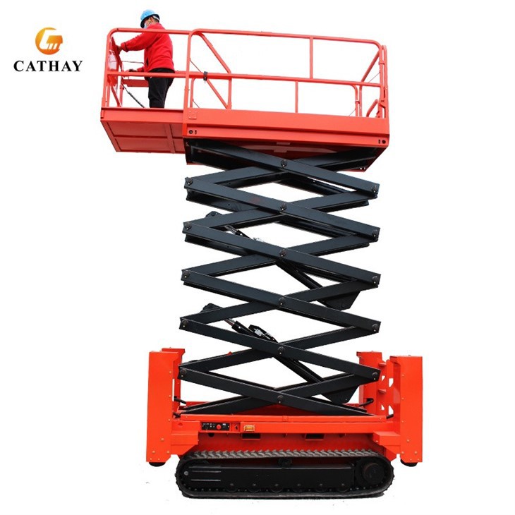 Hydraulic Electric Scissor Man Lift Rough Terrain Man Lift