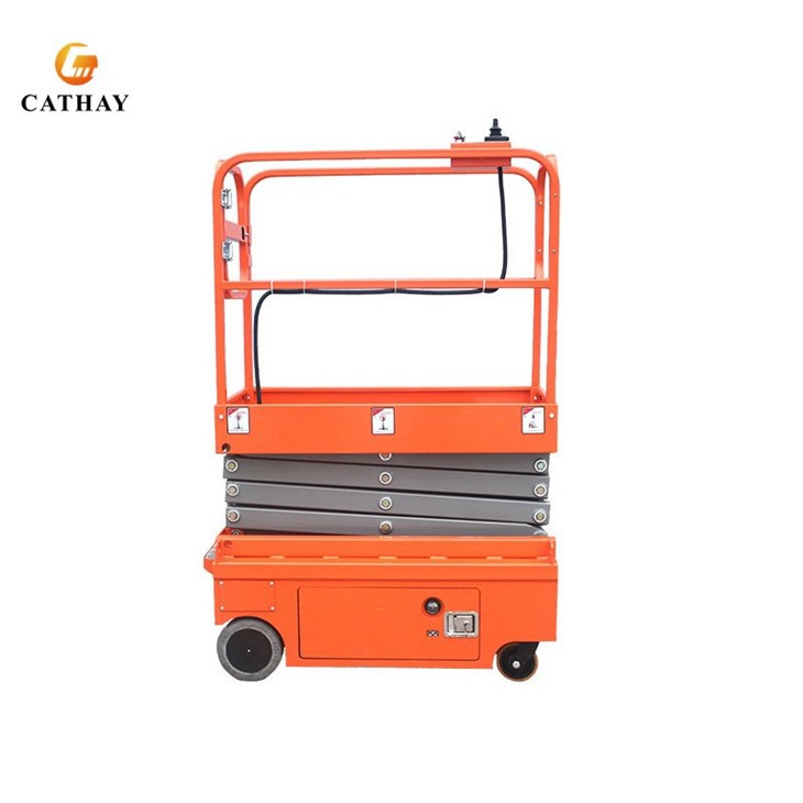 Mini Semi Electric Scissor Lift One Man Lift
