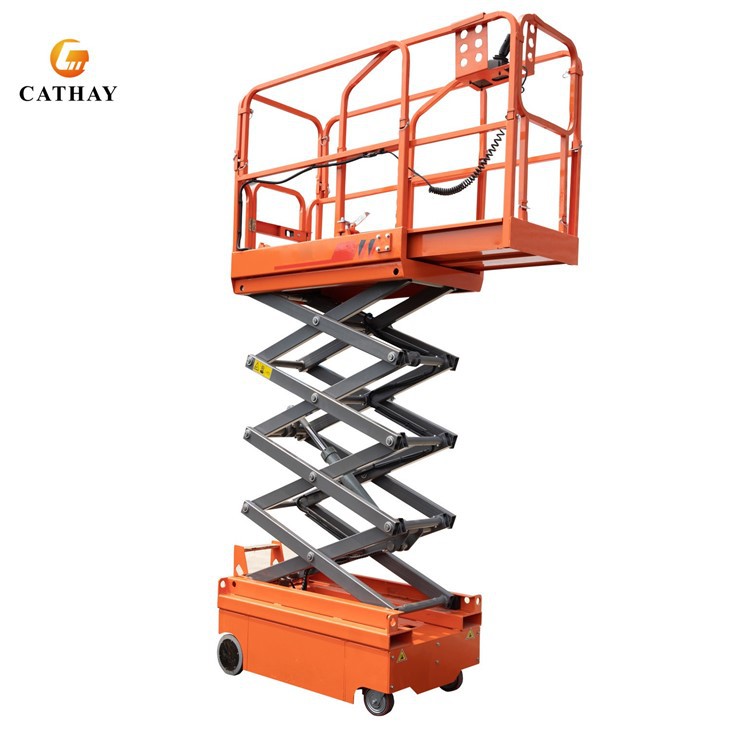Mini Semi Electric Scissor Lift One Man Lift