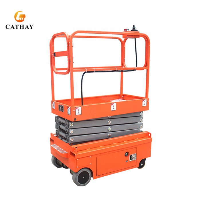 Mini Semi Electric Scissor Lift One Man Lift