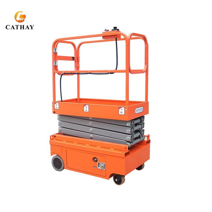 Mini Semi Electric Scissor Lift One Man Lift