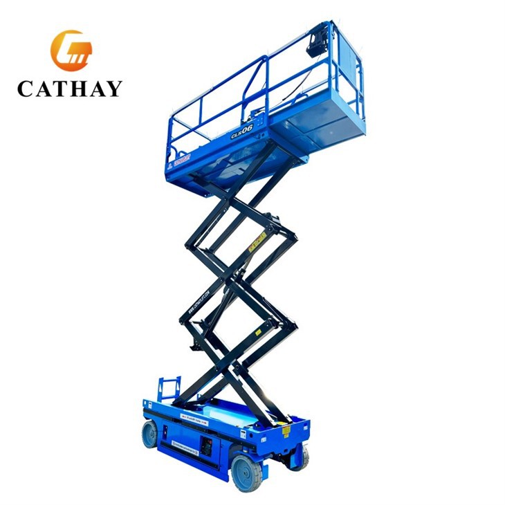 Mobile Battery Powered Scissor Lift factory