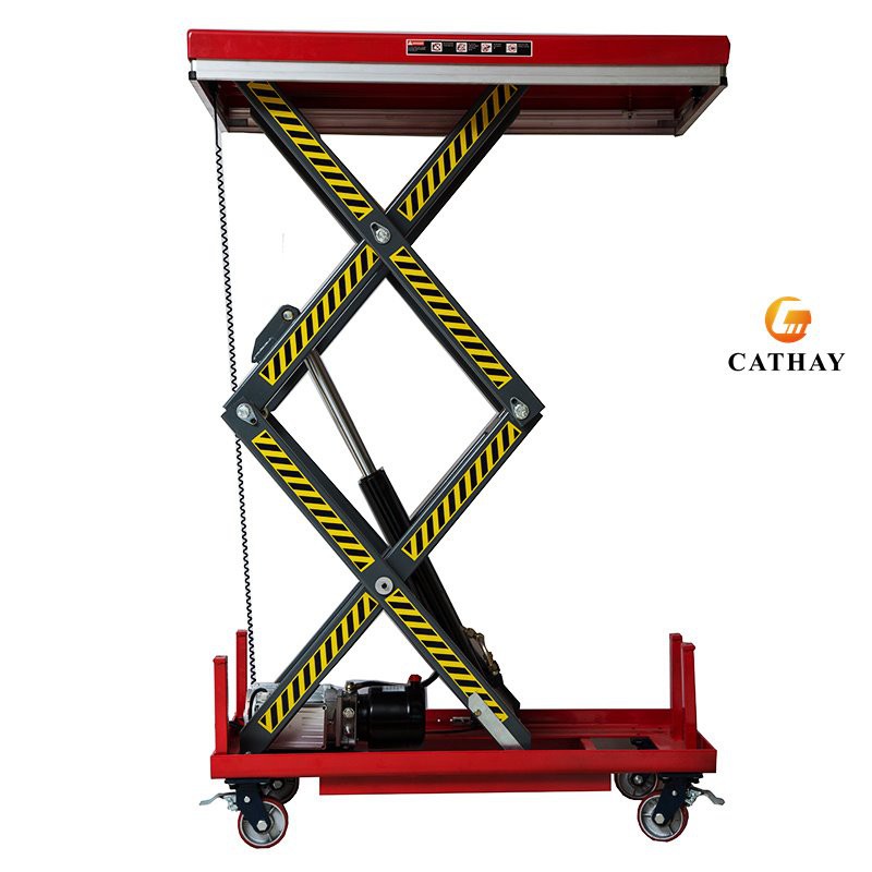 Mobile Double Scissor Lift Table