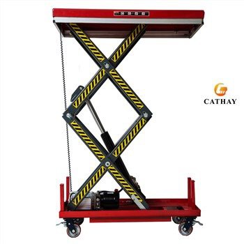 Mobile Double Scissor Lift Table