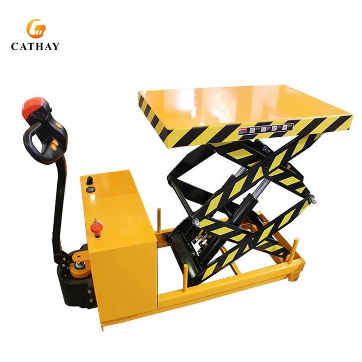 mobile electric scissor lift table
