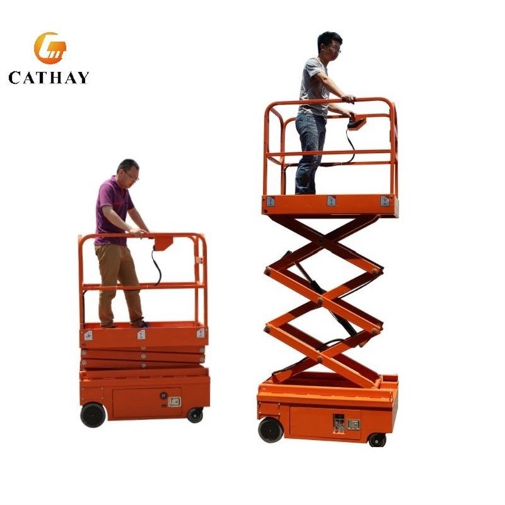 New Mini Semi-automatic Mobile Scissor Lift best
