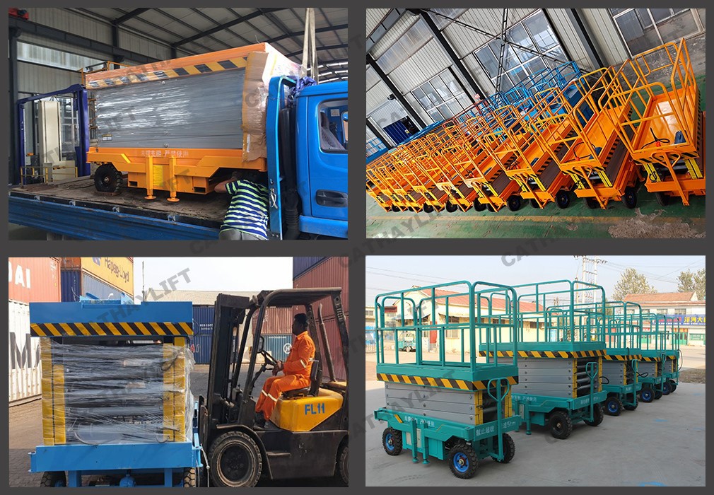 powered scissor lift-real order