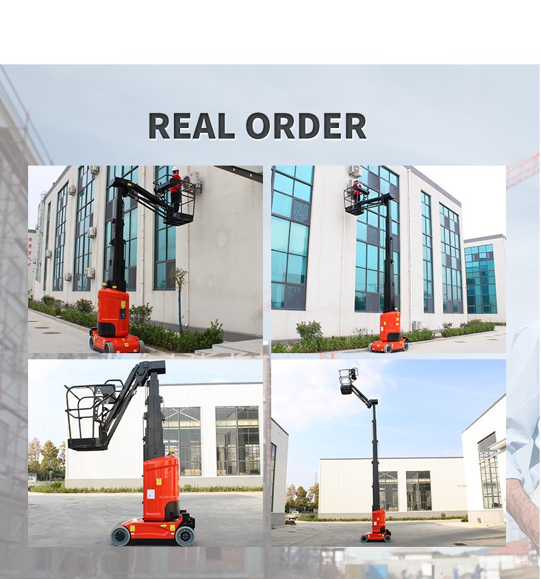 vertical mast boom lift 14