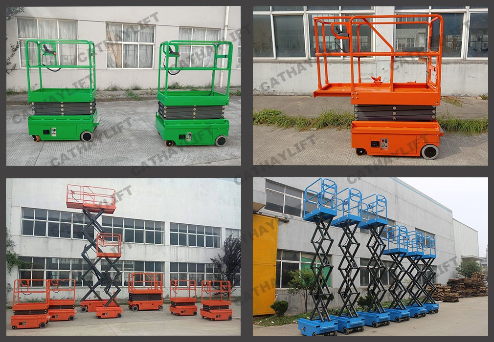 electric small scissor lift-real order 2