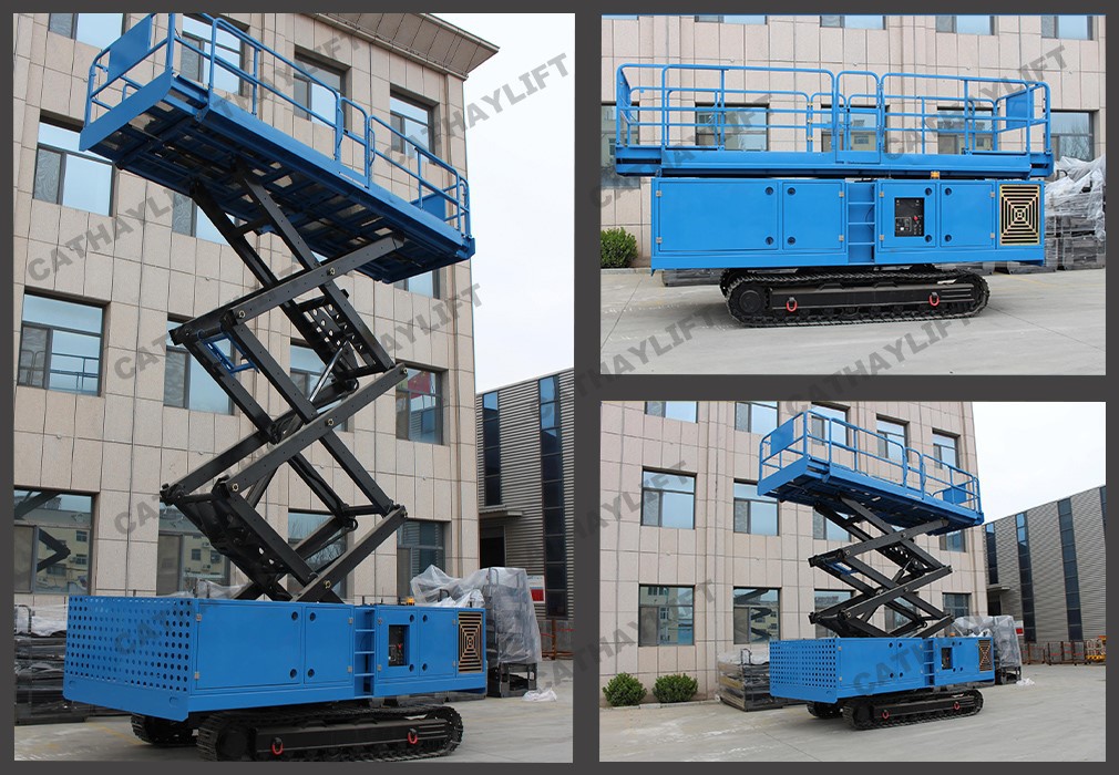 track scissor lift-real order