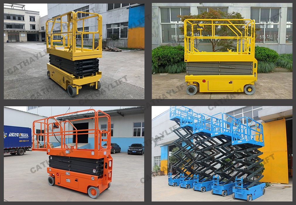 electric hydraulic scissor lift-real order