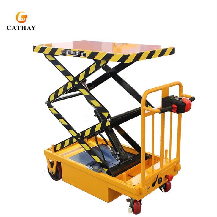 mobile electric scissor lift table
