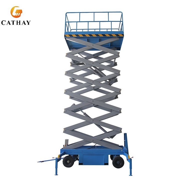 Push Around Towable Scissor Lift factory
