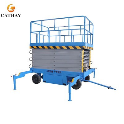 Push Around Towable Scissor Lift