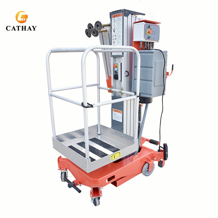 Single Mast Aluminum Working Platfrom