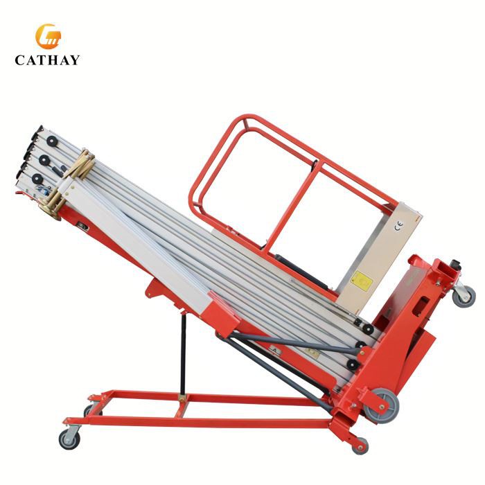 tilt working platform