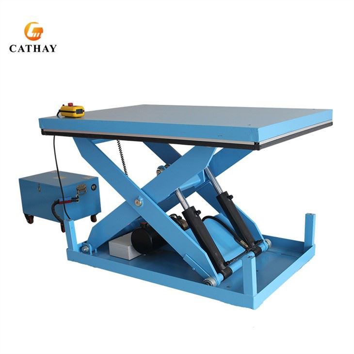 single scissor lift table
