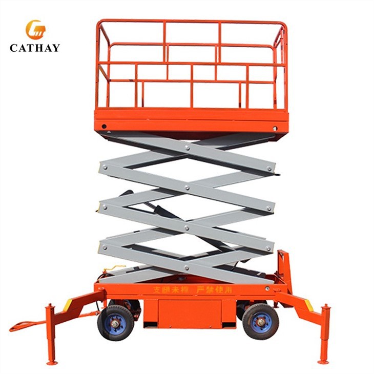 Elevate Efficiency Aerial Vertical Work Platform Mobile Scissor Lift