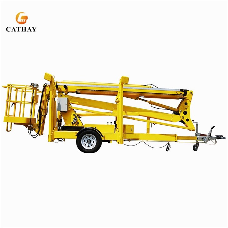 Towable Trailer Boom Lift Cherry Picker suppliers