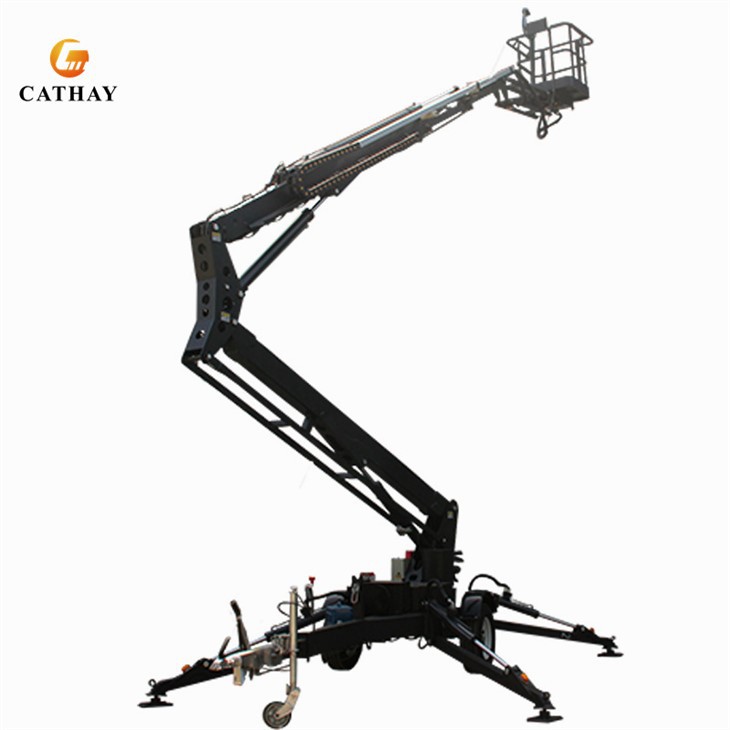 Aerial Work Trailer Boom Man Lift Platform