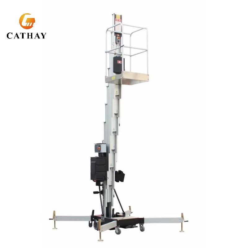 Versatile Single Mast Aluminum Alloy Lifting Platform